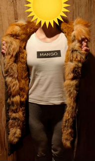 Парка женская натуральный мех