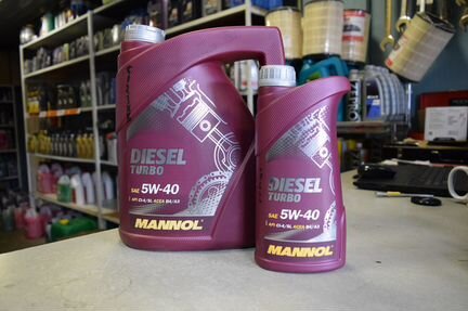 Моторное Масло Mannol diesel turbo 5W-40 5л Синт