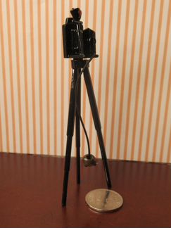 Фотокамера ретро для кукольного домика