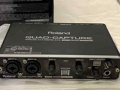 Звуковая карта quad capture roland quad