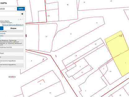Кадастровая карта мокшан