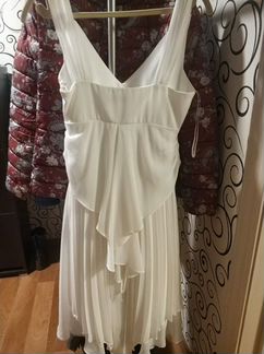 Платье с гафрэ