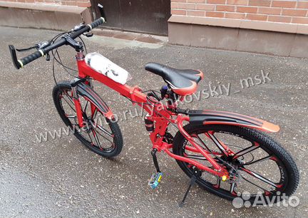 Велосипед на литых дисках