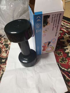 Гиря-будильник-часы новая