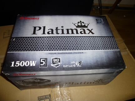 Новый топ Enermax platinum Platimax 1500 за 50