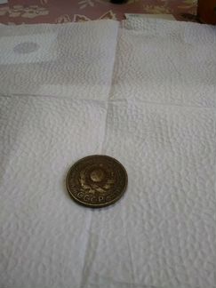 Монета 3коп1924г