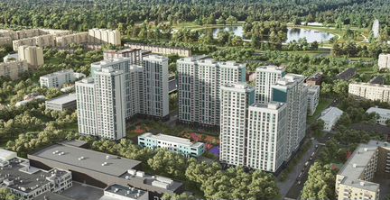 1-к квартира, 36 м², 2/25 эт.
