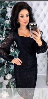 Платье кружевное, новое, р 44/46