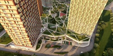 1-к апартаменты, 43.2 м², 11/21 эт.
