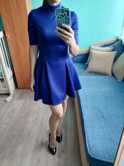 Платье синего цвета