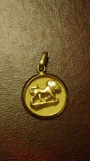 Подвеска знак зодиака лев