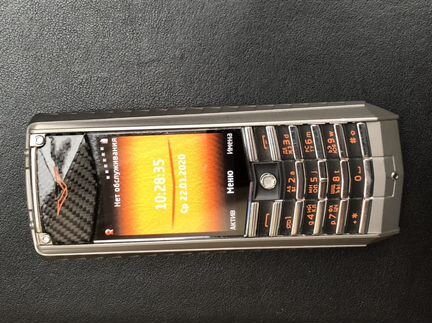 Vertu Ascent 2010 Carbon Fibre Orange оригинал