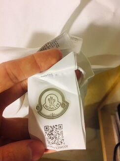Футболка Moncler с аистом на груди XL