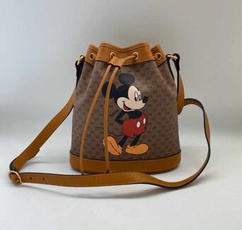 Сумка-ведро небольшого размера Disney x Gucci