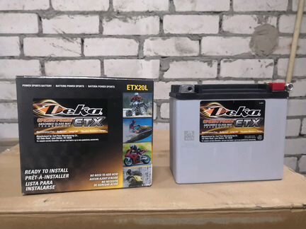Аккумулятор deka etx20l