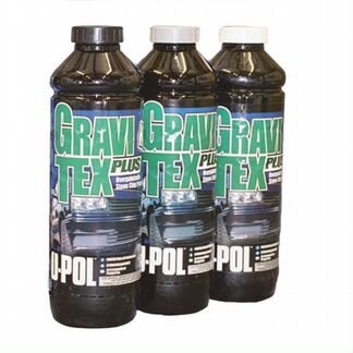 Антигравий черный 1л U-POL gravitex plus HS