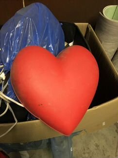 Светильник в виде сердца