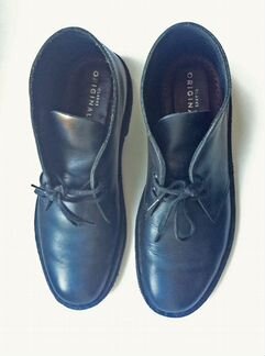 Ботинки Дезерты Clarks Desert Boot Black Polished