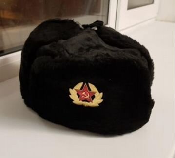 Шапка-ушанка военная