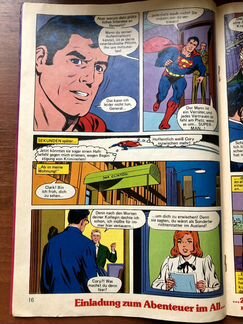 Комикс Superman 1984 год (немецкий)