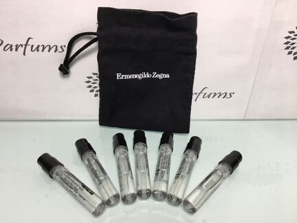 Ermenegildo Zegna распив, Пробники