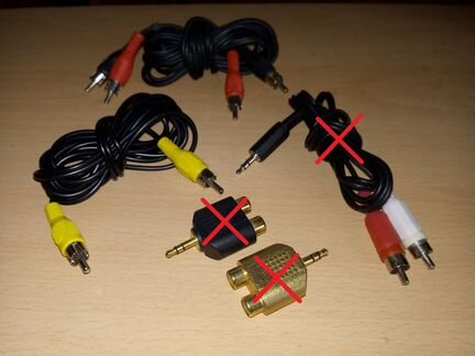 RCA кабели переходники Jack