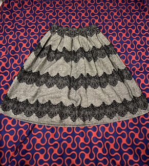 Юбка клеш миди