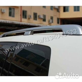 Рейлинги Toyota Land Cruiser 200 серебро