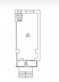 Помещение свободного назначения, 53 м²