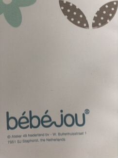 Пеленальный коврик Bebe jou ментол Совушки