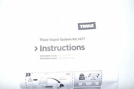 Багажник Thule 750 Б/У на Mitsubishi Lancer