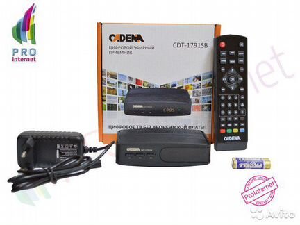 DVB-T2 Цифровая Приставка (ресивер) Cadena