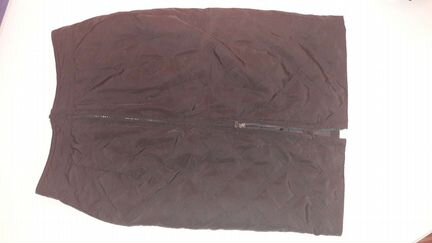 Юбка стеганая новая теплая чёрная