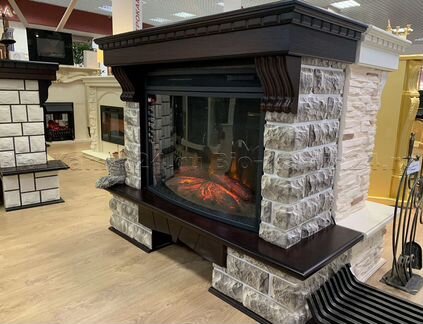 Электрокамин с очагом