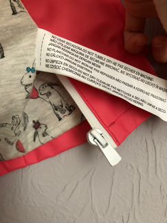 Прорезиненная куртка дождевик zara(оригинал) 2-3г