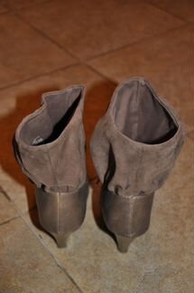 Ботильоны stradivarius, кожаные, размер 37