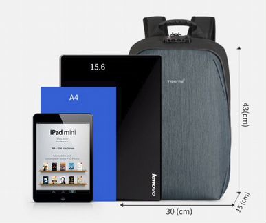 Деловой мужской рюкзак для путешествий с USB