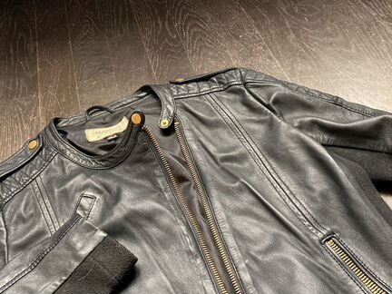 Кожаная куртка женская Mango 46