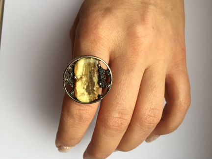 Кольцо серебряное