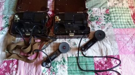 Телефон полевой таи-57 СССР. Не использовался