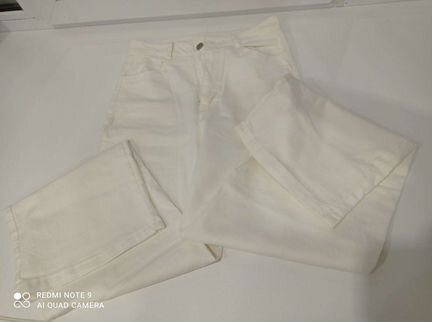 Новые белые брюки клеш
