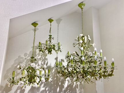 Люстры.Торшеры.Выстав.образцы.Roses chandelier