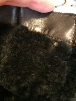 Ботильоны зимние кожа квадратный нос