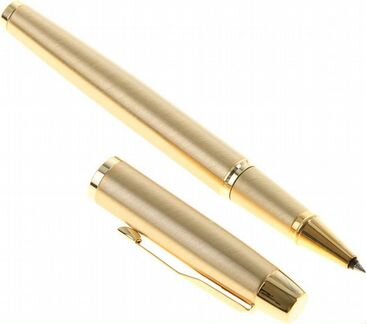 Parker IM Metal Brushed Metal Gold GT
