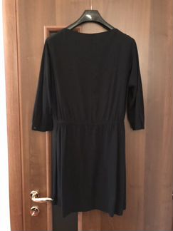 Платье хлопковое чёрное Uniqlo M