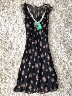 Новое платье Benetton шёлк (М)