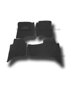 Ворсовые коврики в салон серые toyota hilux