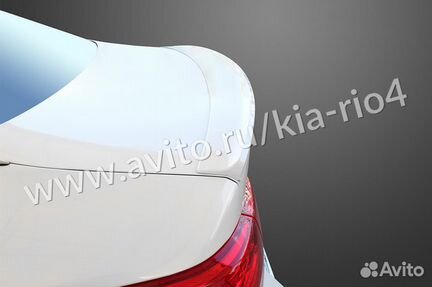 Спойлер на Kia Optima JF 2016 - 2018 белый