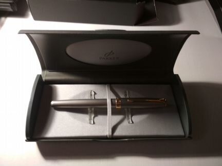 Перьевая ручка Parker Sonnet Stainless Steel GT