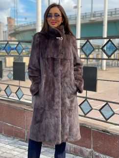 Шуба норковая 110 см